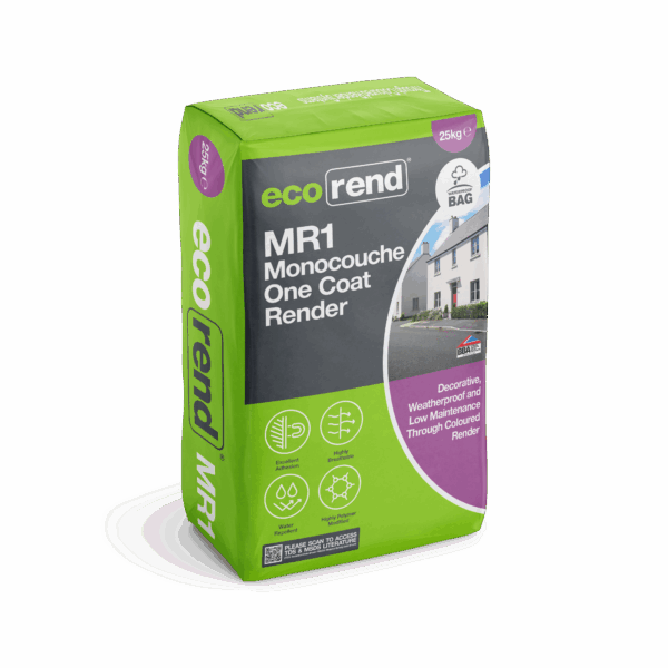 Ecorend Mr1 - Monocouche Render 25Kg - Portland Stone