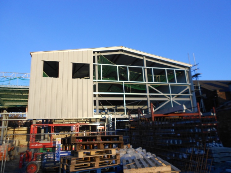 The new Pagets location, almost completed