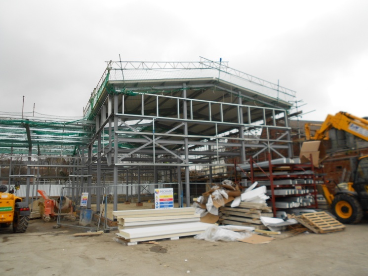 Construction of the new Pagets location