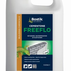 Bostik Cementone Freeflo Waterproofer, Plasticiser & Retarder 5 Litre
