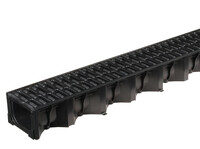 Aco Hexdrain® Drainage Channel With Black Plastic Grate 1000Mm A 15