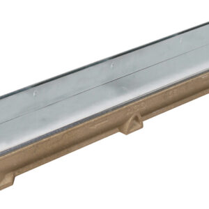 Aco Raindrain Brickslot Drainage Channel With Galv Steel Grate 1000Mm