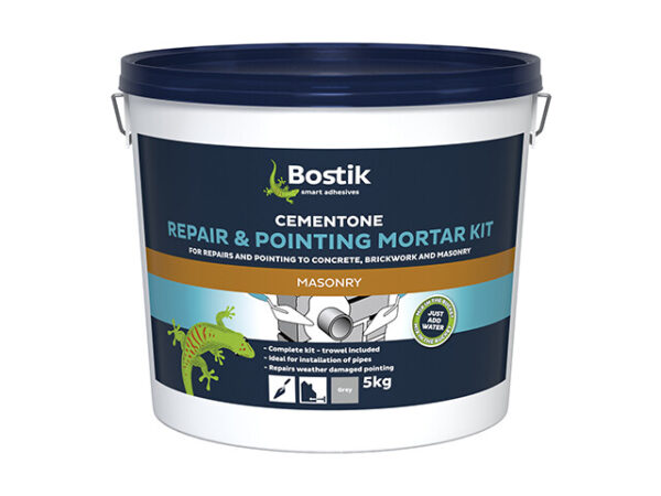 Bostik Cementone Repair & Pointing Mortar Kit Grey 5Kg