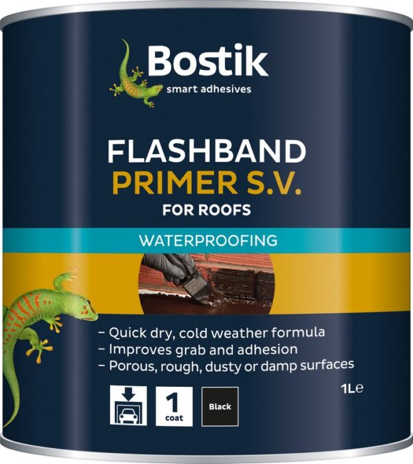 Bostik Flashband Primer Sv Black 1 Litre