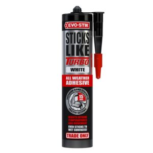 Evo-Stik Sticks Like Turbo Ms Polymer Adhesive White 290Ml