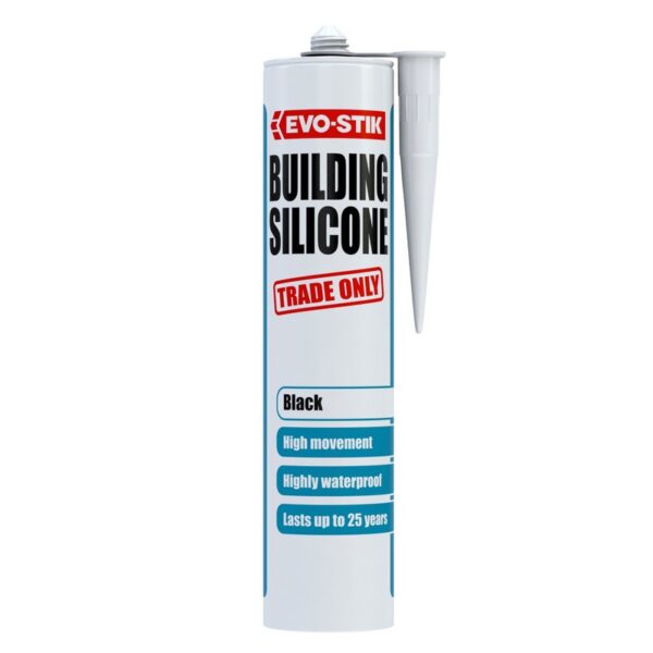 Evo-Stik Building Silicone Sealant Low Modulus Neutral Cure (Lmn) Black C20