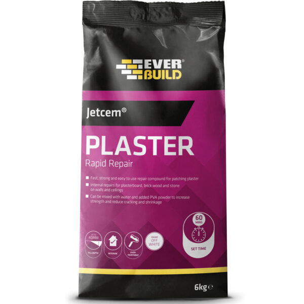 Jetcem Quick Setting Patching Plaster 6Kg Purple Bag