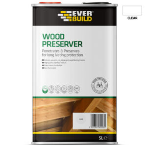 Everbuild Wood Preserver Clear 5L