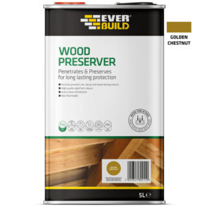 Everbuild Wood Preserver Golden Chestnut 5L