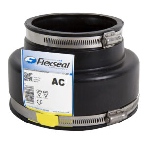 Flexible Adaptor Coupling 121-136mm To 100-115mm 4" Clay To 4" Plastic