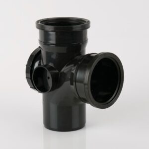 110Mm X 92.5° Double Socket Access Branch