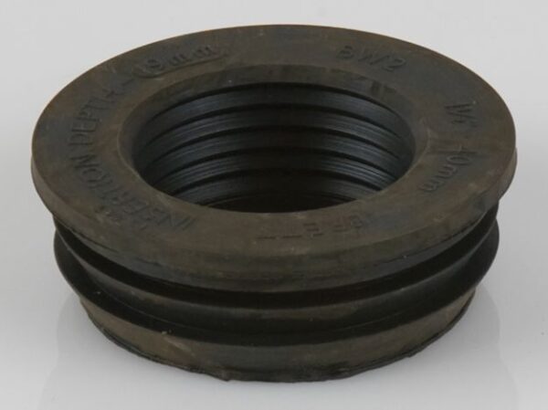 40Mm Push-Fit Rubber Waste Adaptor