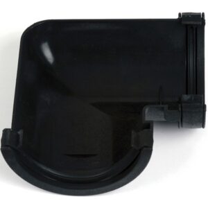 112Mm Roundstyle Cast Iron Effect 90° Gutter Angle