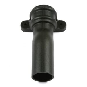 68Mm Round Cast Iron Effect Plinth Offset With Lugs
