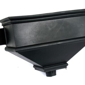 Cast Iron Effect Long Undated Hopper