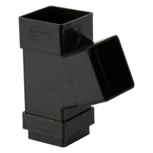 65Mm Square Downpipe 112½° Branch
