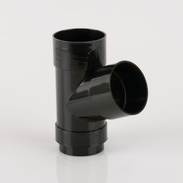 68Mm Round Downpipe 112½° Branch
