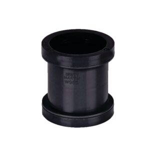 40Mm Straight Connector-Black