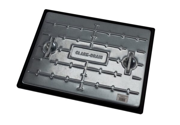 Steel Cover 600X450mm Single Seal 10 Tonne Galvanised Steel Cover Polypropylene Frame