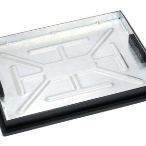 Recessed Slim Tray Sealed 600X450mm 10 Tonne Galvanised Lid Polypropylene Frame