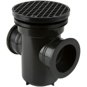 Back Inlet Roddable Gully 90° Outlet Round Grid