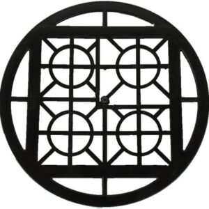 200Mm Dished Grid Plastic