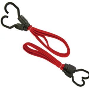 Faithfull Flat Bungee Cords (2) 30" Red