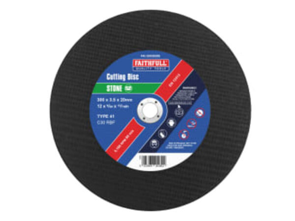 Faithfull Cutting Disc 300 X 3.5 X 20mm Stone