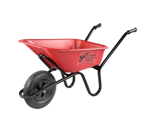 Ranger Heavy Duty Wheelbarrow C/W 400X8 Pneumatic Wheel Red
