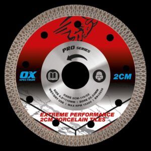 Ox Pro 2Cm Porcelain Cutting Blade 115/22.23mm