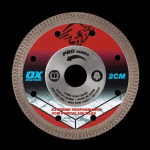 Ox Pro 2Cm Porcelain Cutting Blade 125/22.23mm
