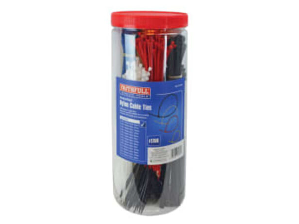 Faithfull Cable Ties - Barrel (1200)