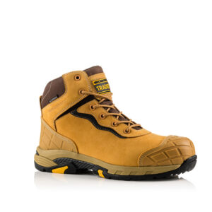 Blitz Buckbootz Tradez S3 Src Honey Waterproof Safety Lace Boot, Size 10