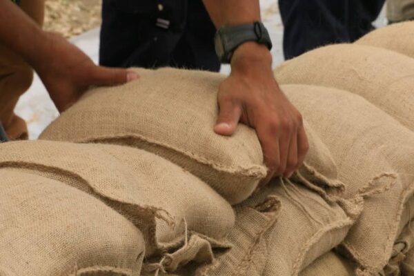 Hessian Sand Bags Empty 13" X 30" C/W Tie String
