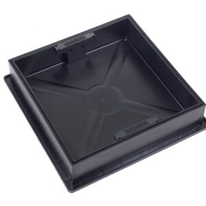 Block Paving Cover Sq To Rd 320X320mm 10 Tonne Galvanised Lid Steel Frame
