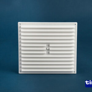 9X9 Plastic Internal Hit & Miss Grille Vent White