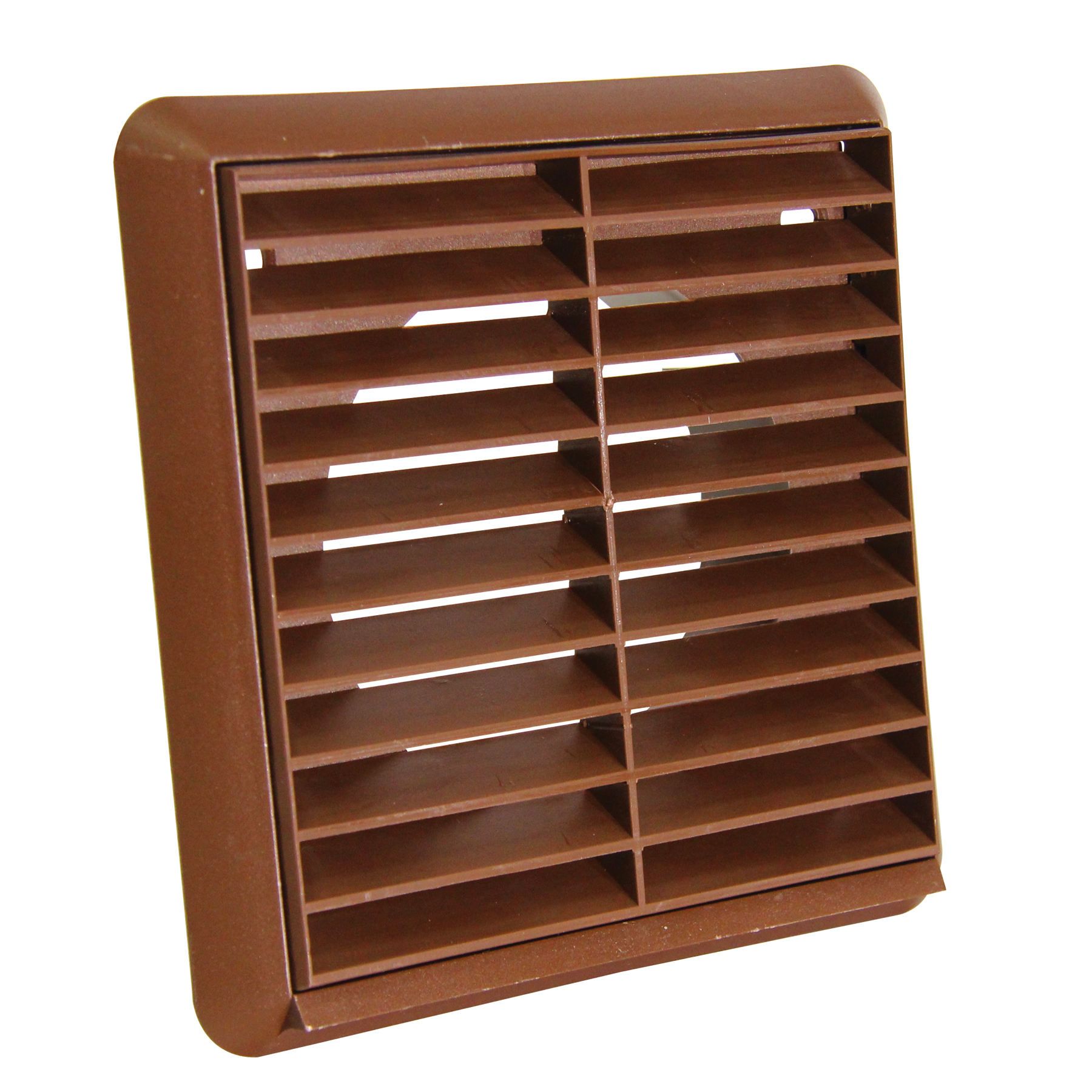 Stadium 100Mm Louvre Terminal Vent-Brown