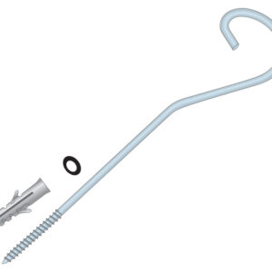 Single Socketedteel Screw In Cavity Tie Starter 230mm Pk/10 For 100-120mm Cavity C/W Plug