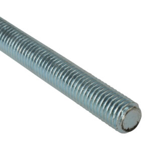 Threaded Bar Stud Zinc Plated 1M Long M16 Brown