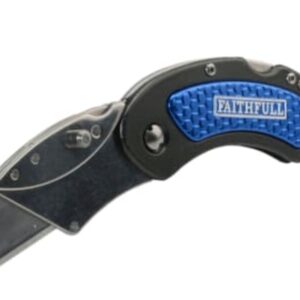 Faithfull Folding Lock Back Utility Knife