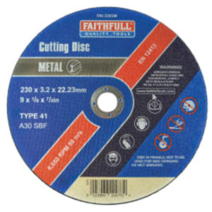 Fai Cutting Disc 230 X 3.2 X 22mm Metal