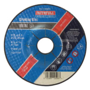 Fai Grinding Disc 115 X 6.5 X 22mm Metal