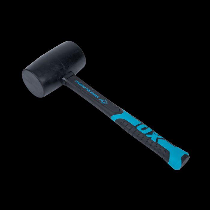 Ox Trade Black Rubber Mallet - 24 Oz