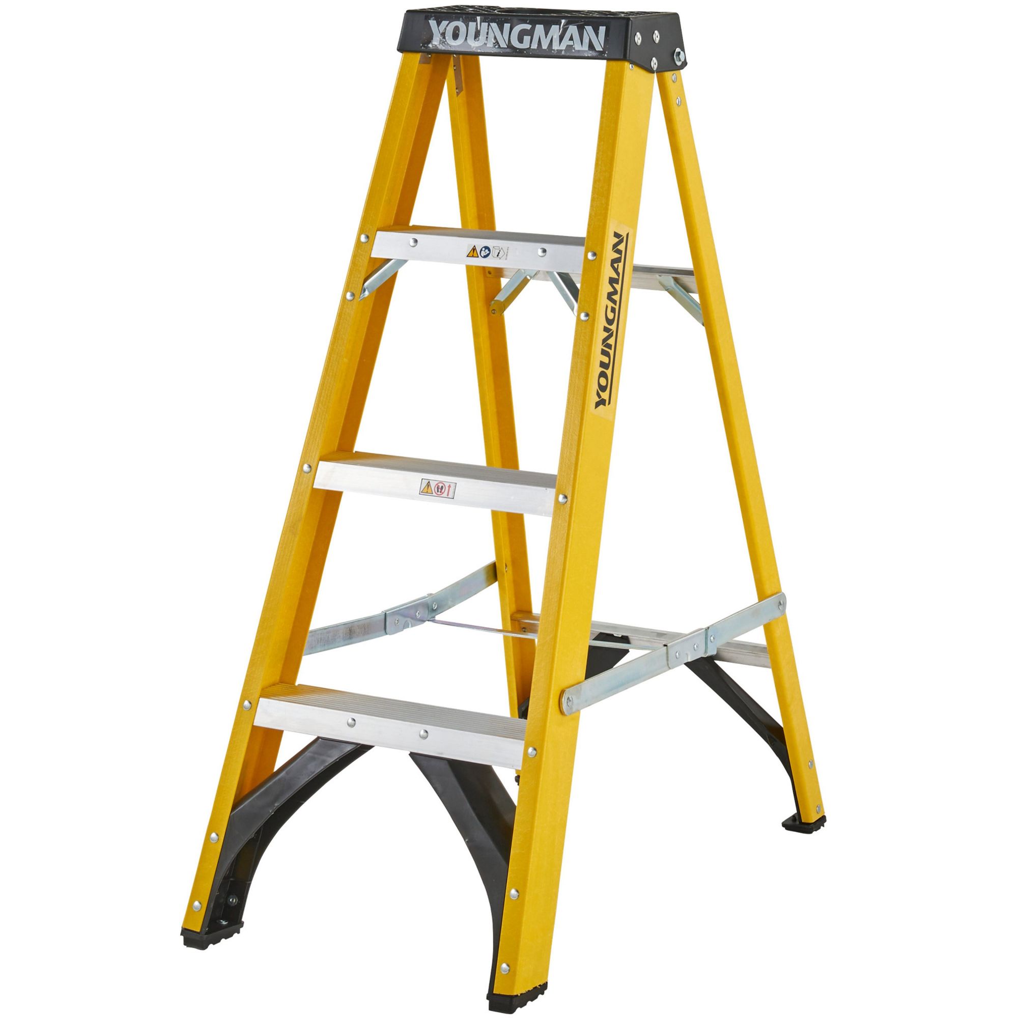 Youngman 4 Tread Grp Heavy Duty Trade Step S400 Fibreglass