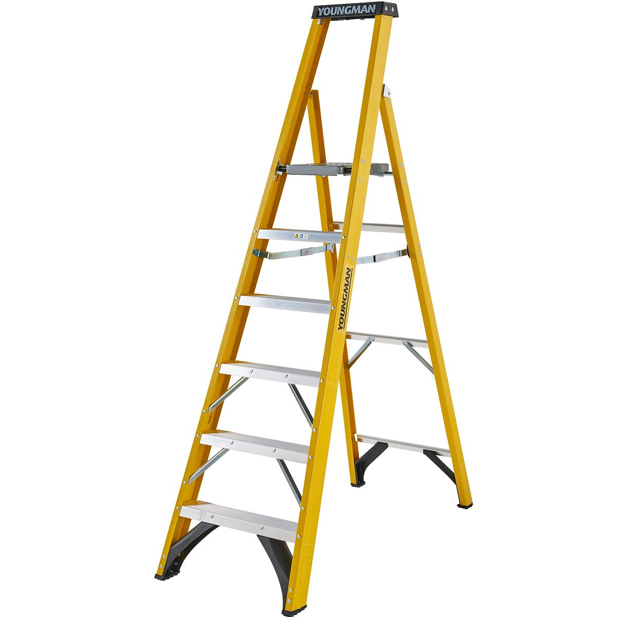 Youngman 8 Tread Grp Heavy Duty Trade Step S400 Fibreglass