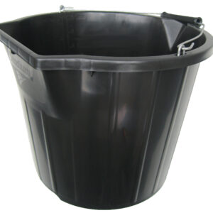 3 Gal Pour And Scoop Builders Bucket Black