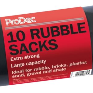 Prodec Roll Of 10 Heavy Duty Rubble Sacks