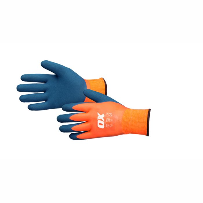 Ox Waterproof Thermal Latex Glove Size 10 / Xl