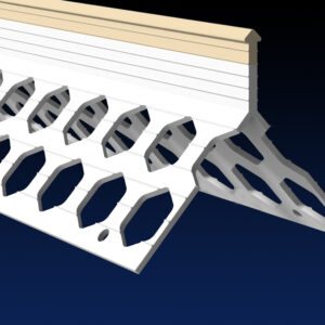 15mm Pvc Corner Angle Bead 2.5M Ivory