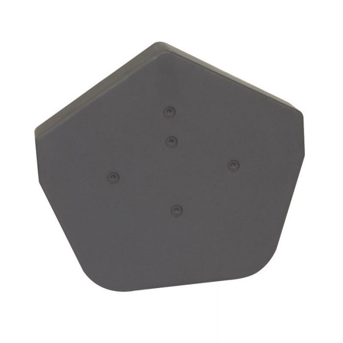 Universal Dry Verge Angled Ridge Cap Grey